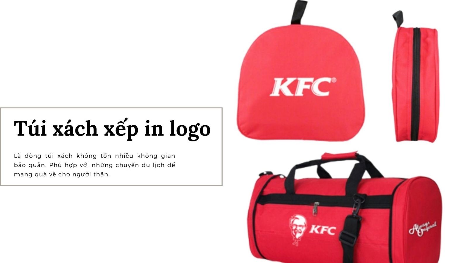 Lựa chọn thiết kế và màu sắc túi xách xếp in logo ấn tượng