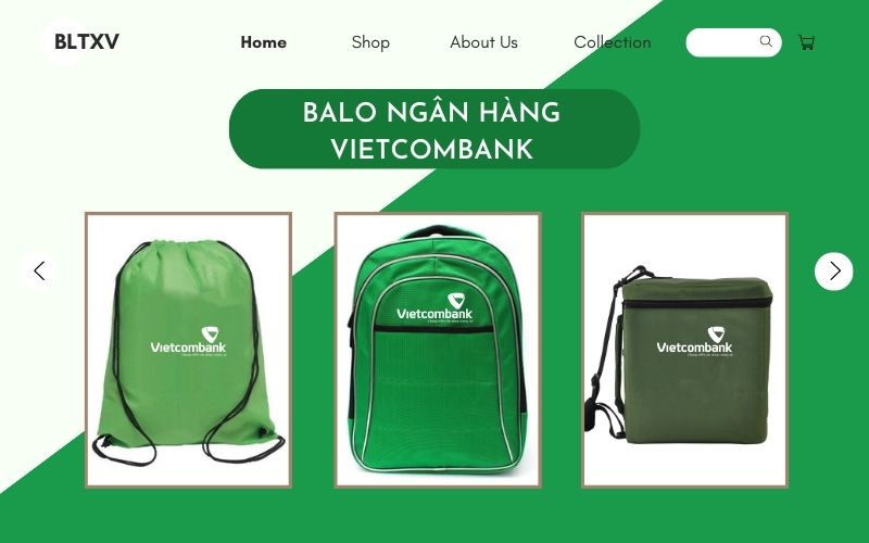 Balo Ngân Hàng Vietcombank – Balo Quà Tặng In Logo Công Ty